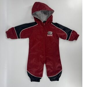 Starter Alabama Crimson Tide Windbreaker Romper Baby 3-6M Crimson Red